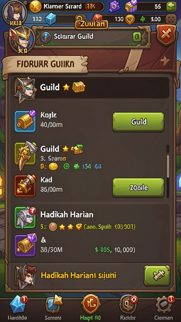 Screenshot menampilkan karakter utama dalam aksi.
