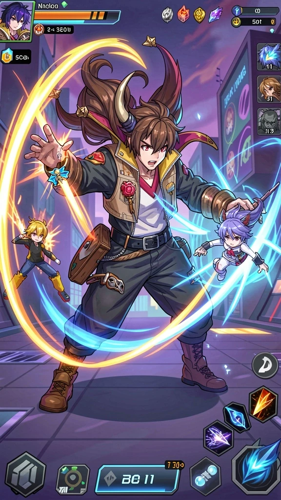 Mode multiplayer yang memungkinkan bersaing dengan teman.