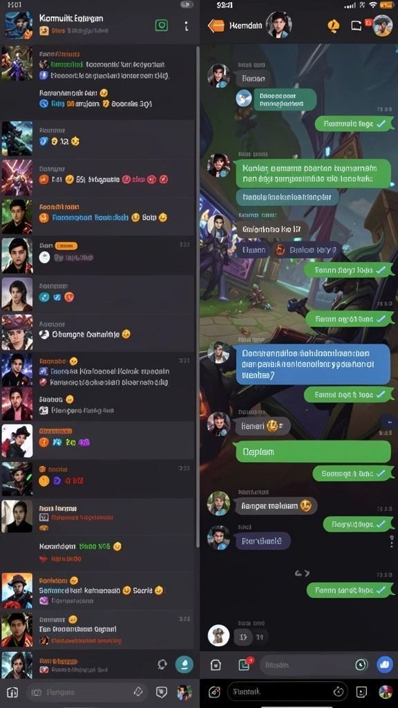 Deskripsi karakter unik yang dapat dimainkan.