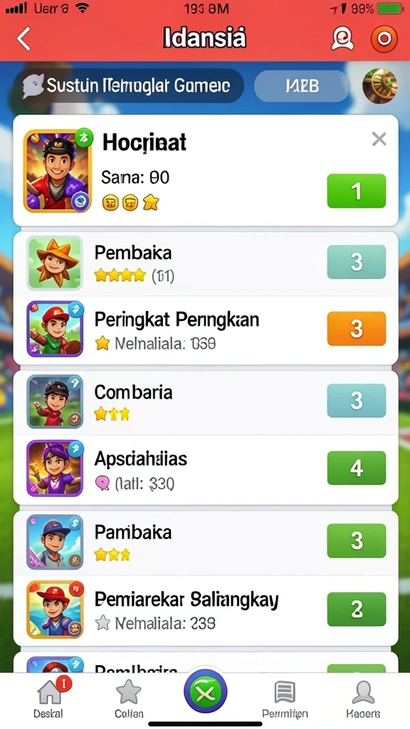 Tampilan menarik dari layar utama 678LUCK.