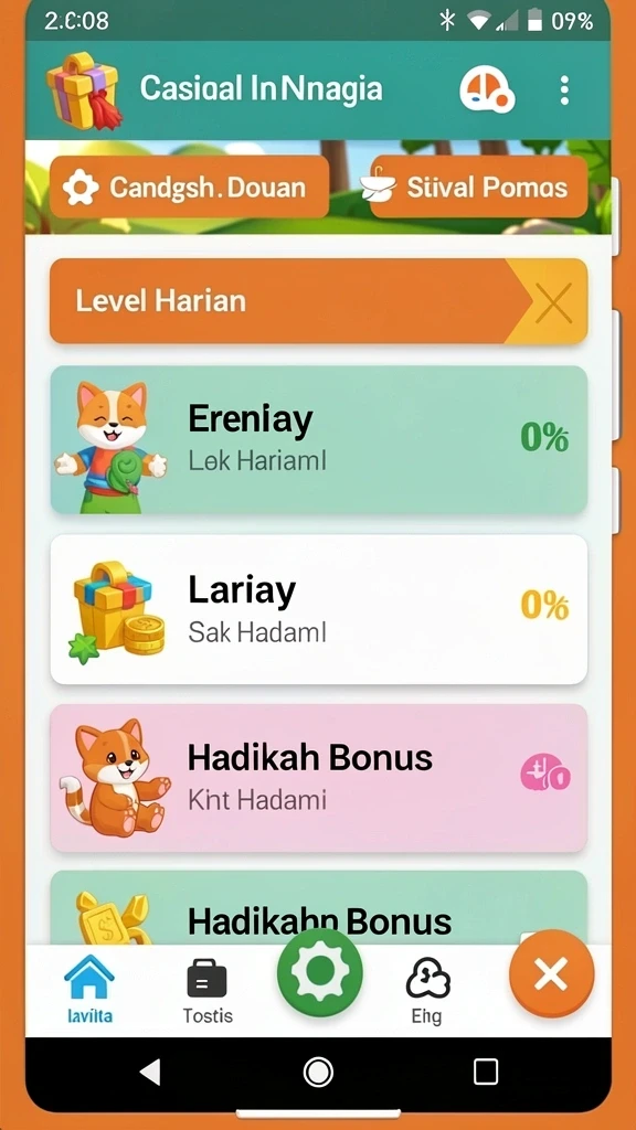Sistem hadiah yang menggiurkan dan menarik.