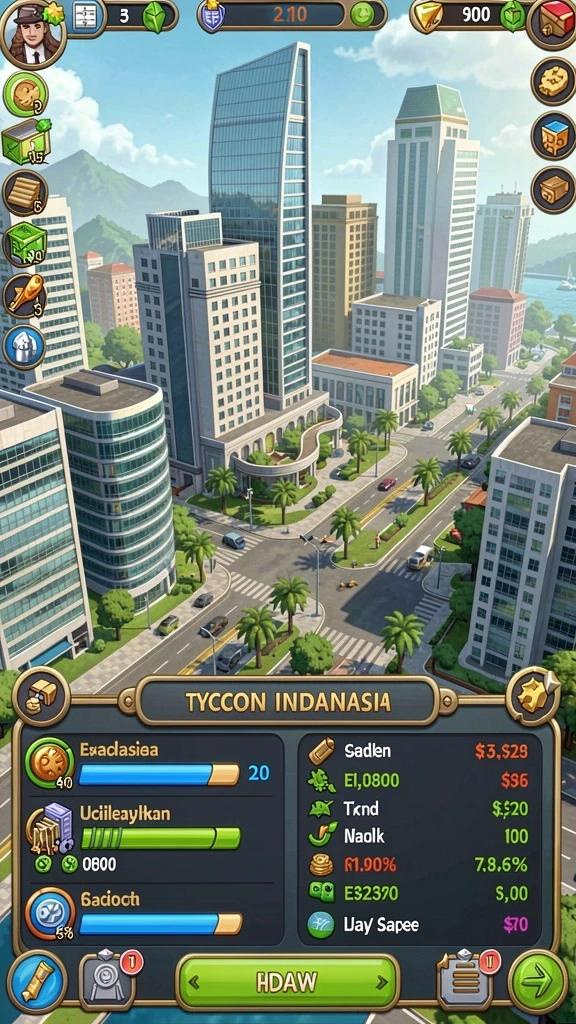Menu pilihan karakter yang menarik.
