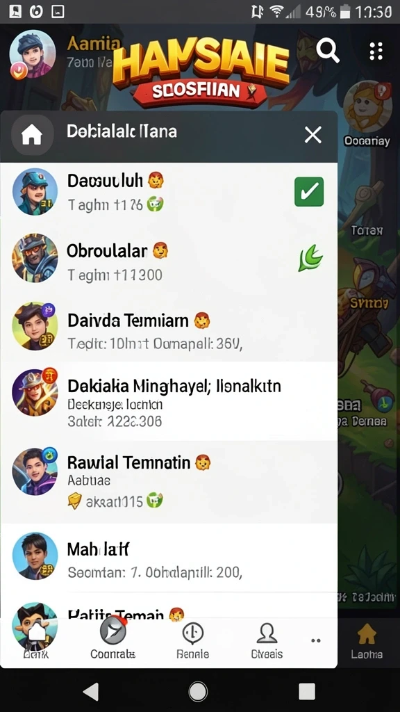 Tangkapan layar menunjukkan karakter utama dalam pertempuran epik.