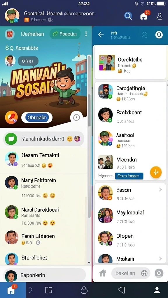 Berbagai mode permainan yang menantang.