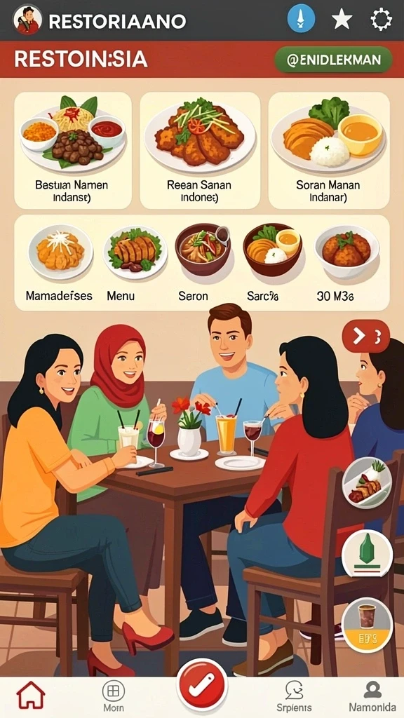 Antarmuka yang mudah dipahami dan dinamis.