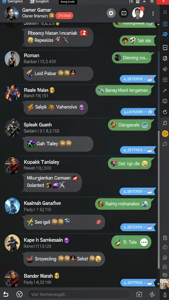 Gambar dalam game menunjukkan beragam mode permainan yang tersedia.