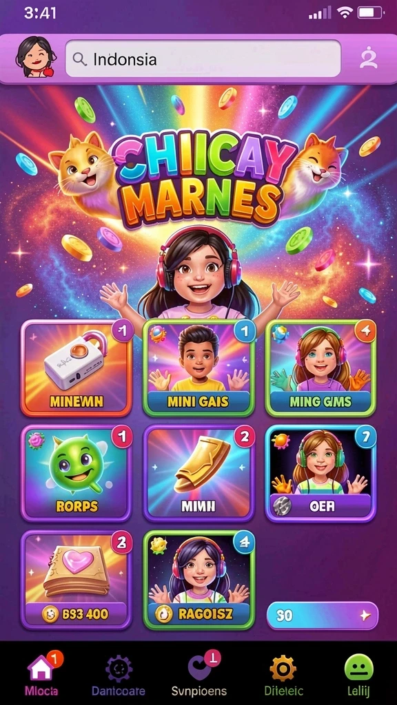 Screenshot menampilkan antarmuka pengguna yang ramah dan menarik.
