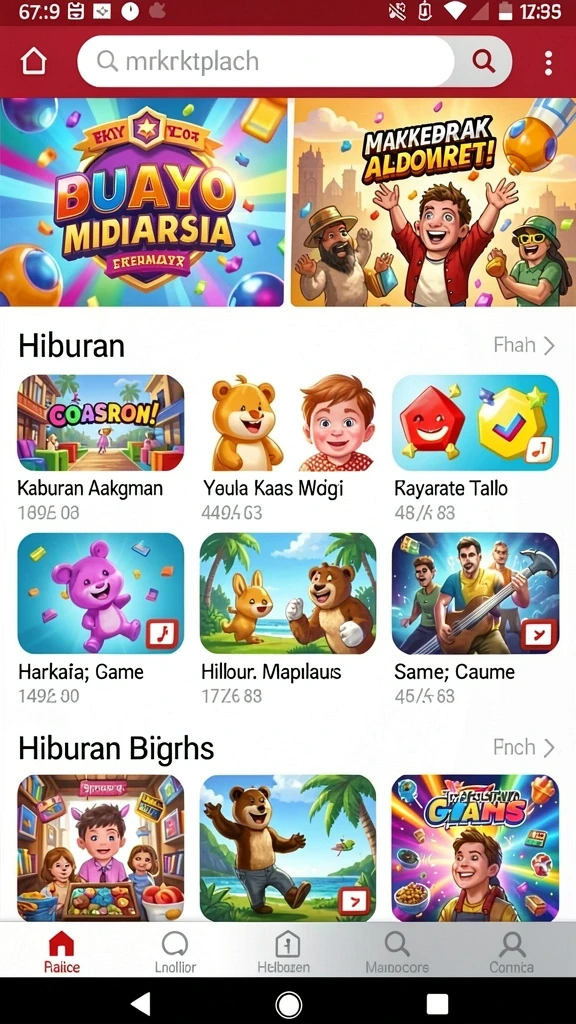 Tangkapan layar menunjukkan karakter utama bertarung dengan monster di level baru.
