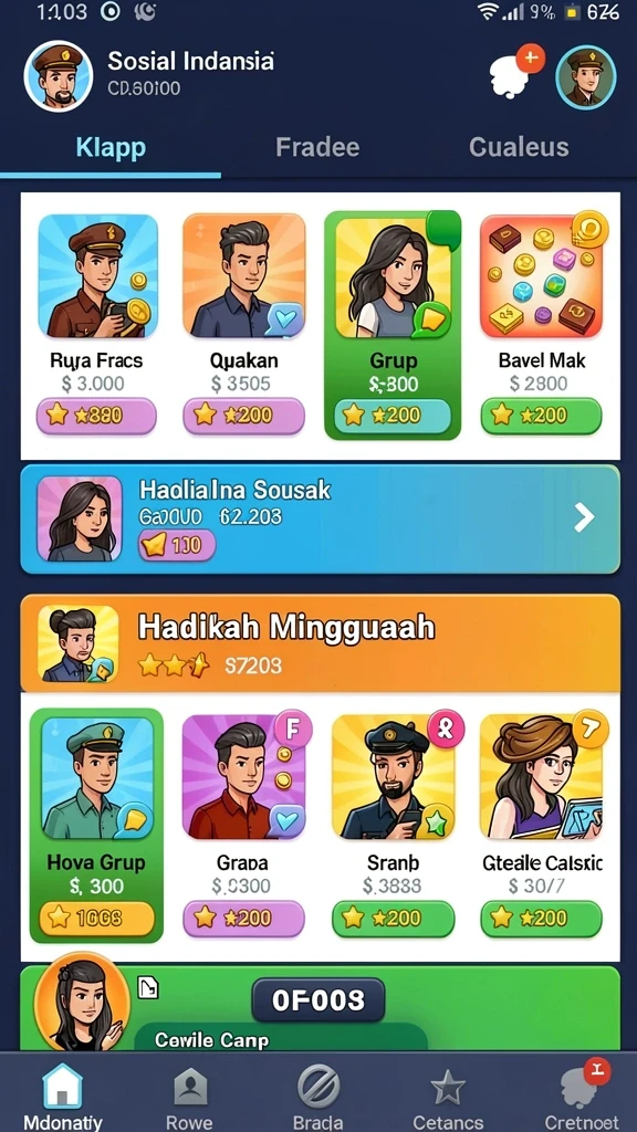 Tampilan antarmuka pengguna yang intuitif dan menarik.