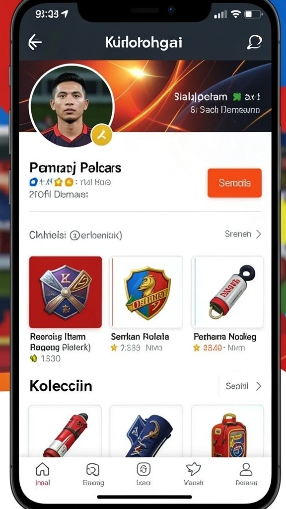 Tampilan antarmuka aplikasi yang menarik dan intuitif.