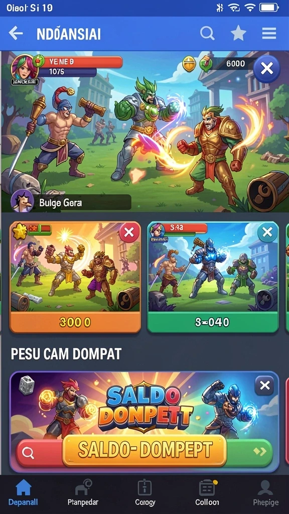 Tampilan antarmuka yang menarik dan user-friendly.