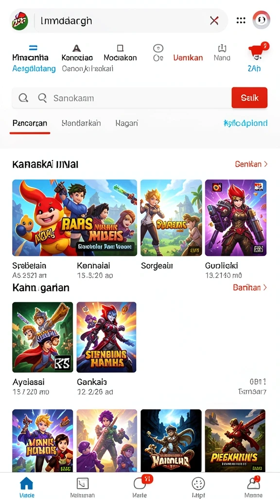 Tampilan antarmuka yang menarik dan intuitif.