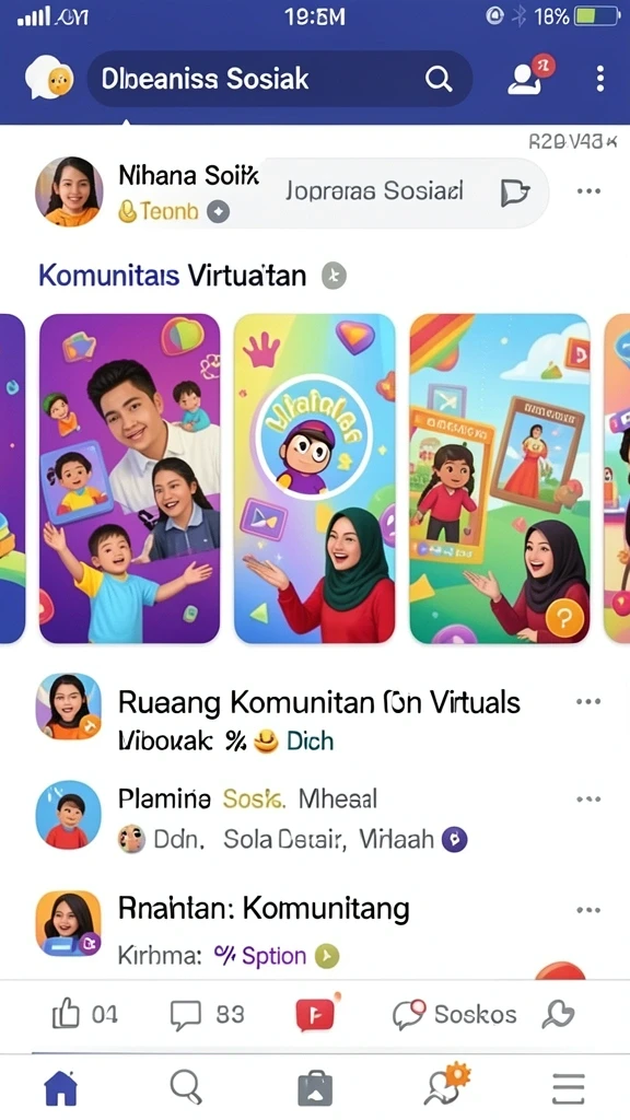 Fitur sosial yang memungkinkan kompetisi antar pemain.