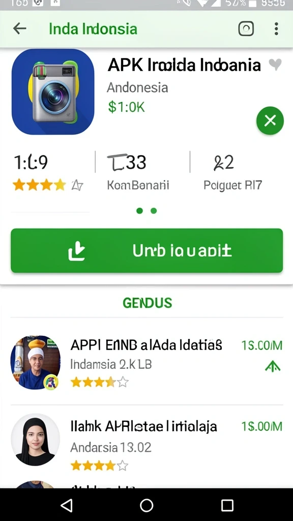 Tampilan karakter yang menarik dan berwarna.