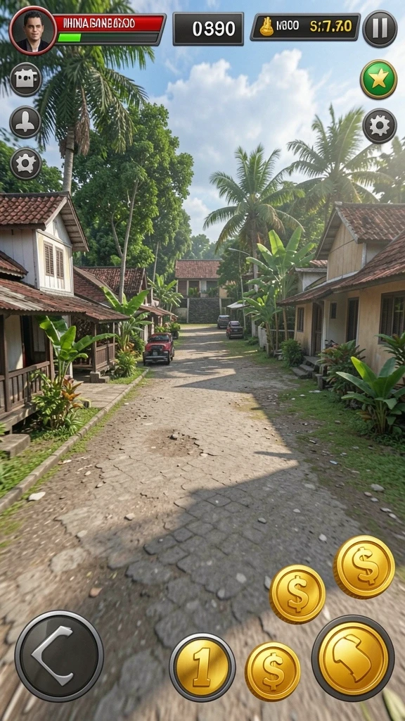 Grafis menarik yang memukau dan penuh warna.
