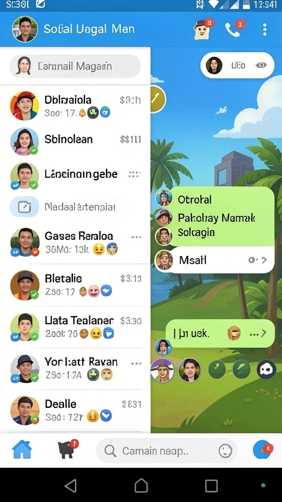Tampilan antarmuka aplikasi KOIN99 yang menarik.
