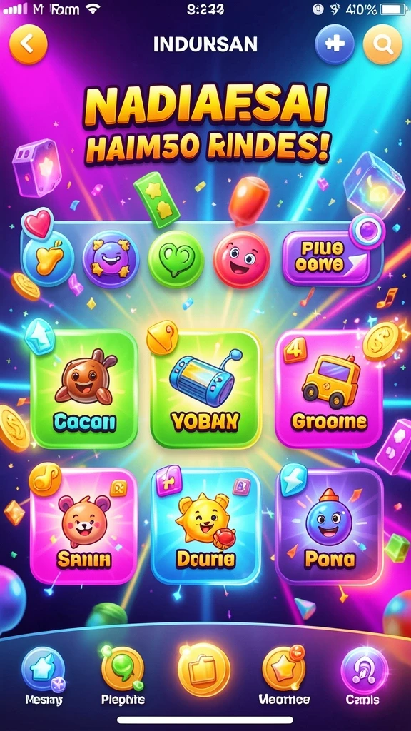 Gameplay yang seru dan penuh tantangan setiap levelnya.