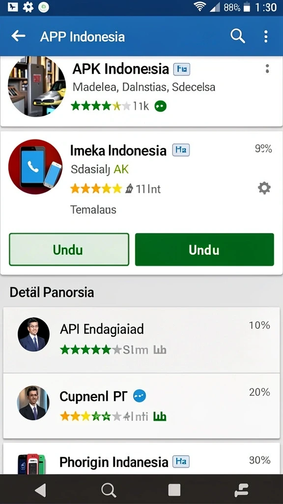 Tampilan depan aplikasi MACANTOTO yang modern.