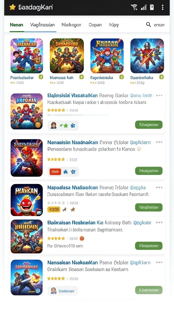 Fitur komunitas untuk berinteraksi dengan pemain lain.