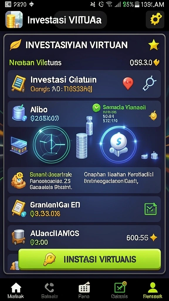 Screenshot pertama menunjukkan antarmuka yang intuitif dan menarik.