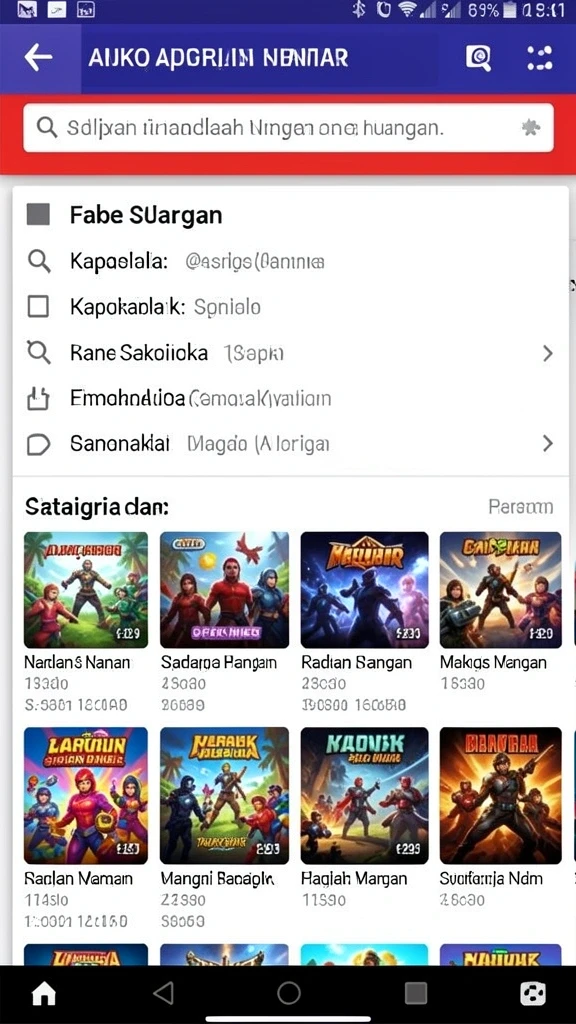Beragam pilihan permainan yang seru dan menantang.