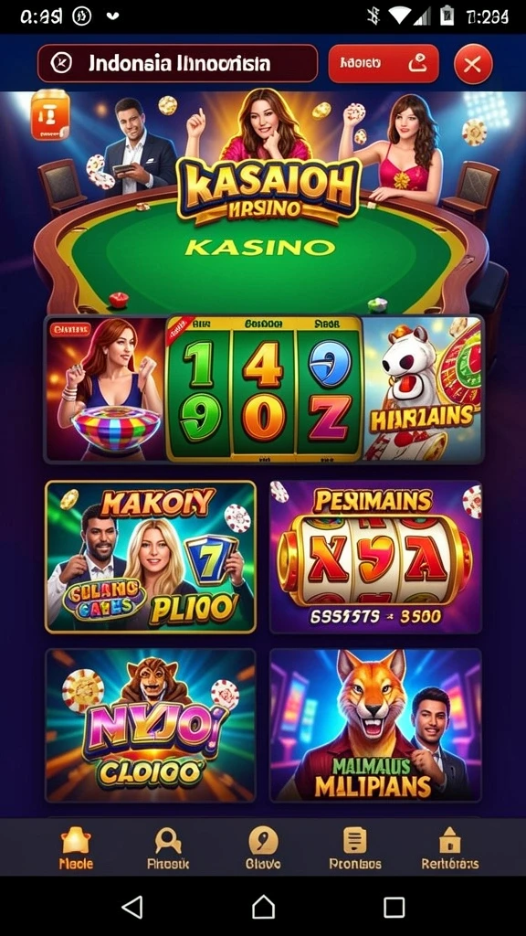 Tampilan menarik dari layar awal aplikasi PRAGMATIC123.