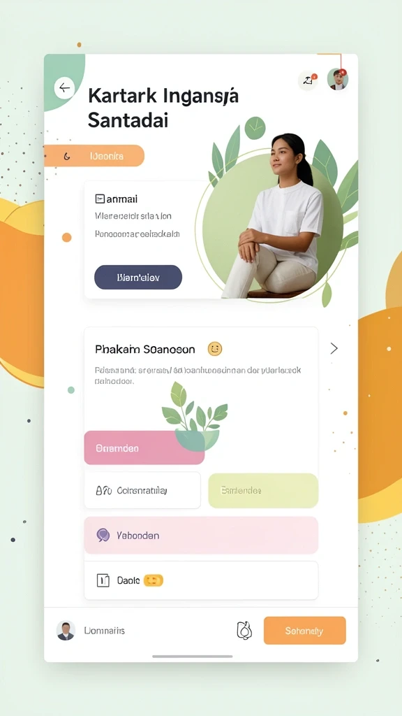 Menu permainan yang mudah dinavigasi.