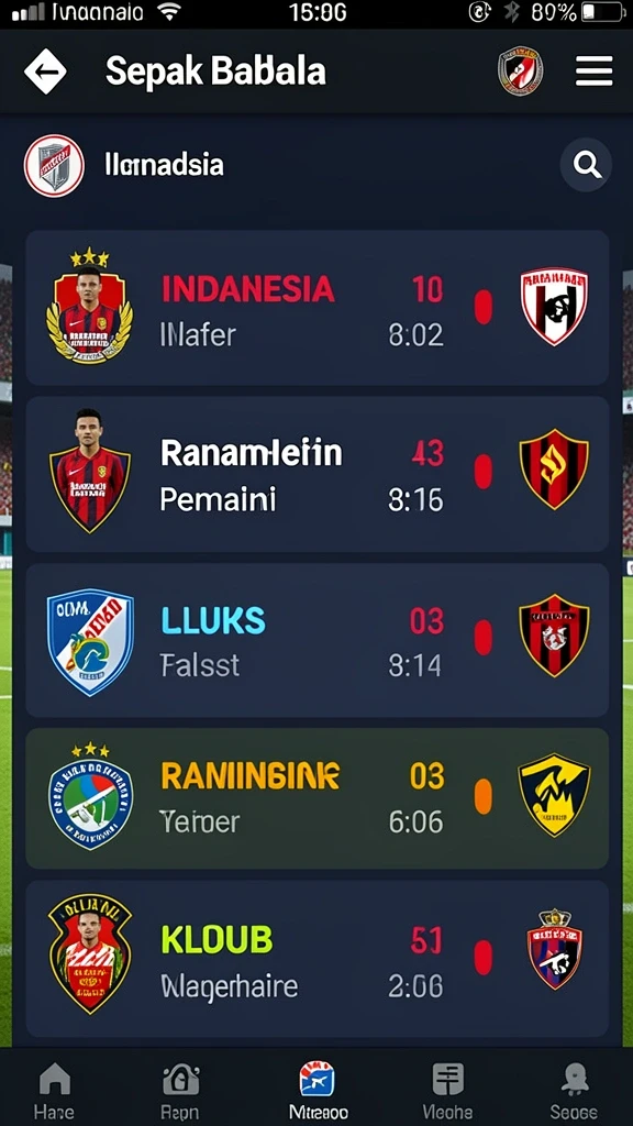 Fitur live draw untuk hasil permainan yang cepat.