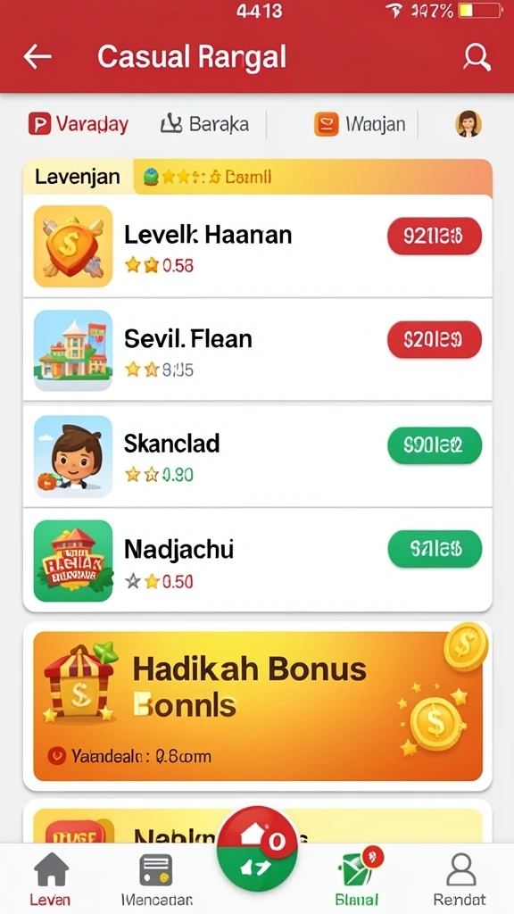 Gambar penuh aksi dari karakter utama dalam misi.