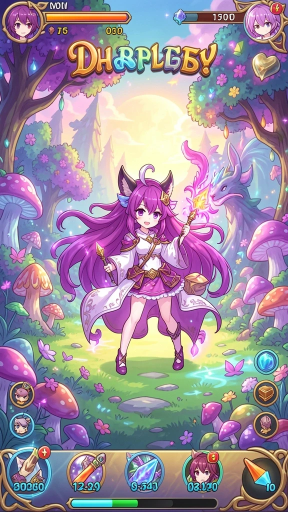 Tangkapan layar menunjukkan karakter baru di dalam game.