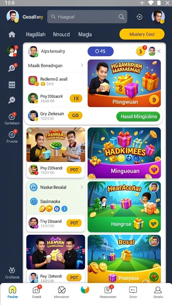 Screenshot dari komunitas pemain SOJU88 yang aktif.