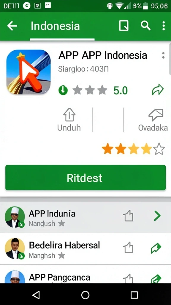 Tampilan antarmuka yang ramah pengguna dan mudah dinavigasi.