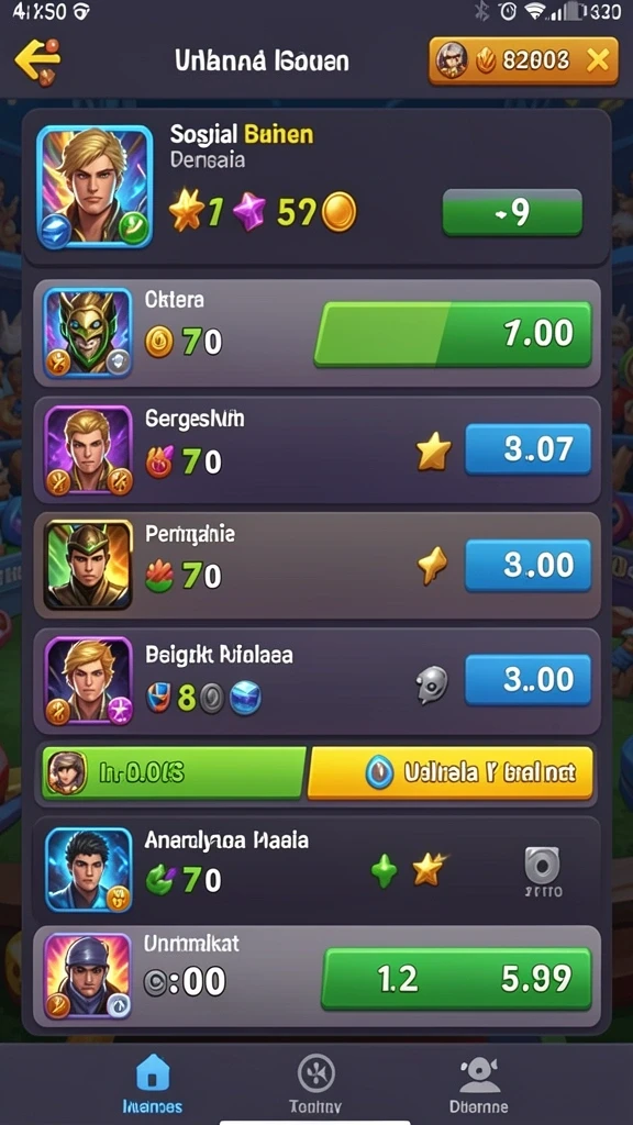 Tampilan antarmuka pengguna UDINTOGEL yang modern.