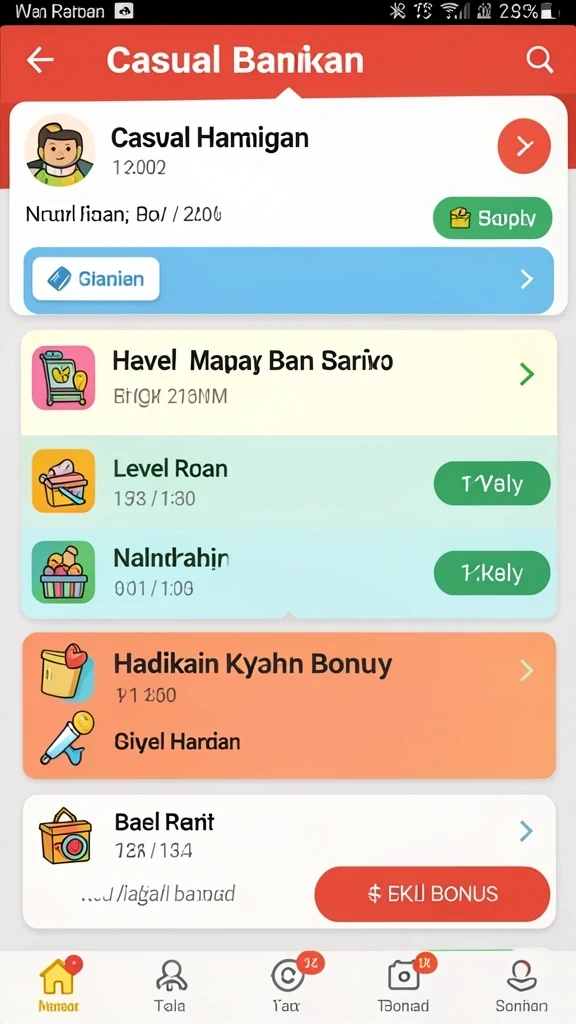 Tampilan antarmuka pengguna yang menarik dan intuitif.
