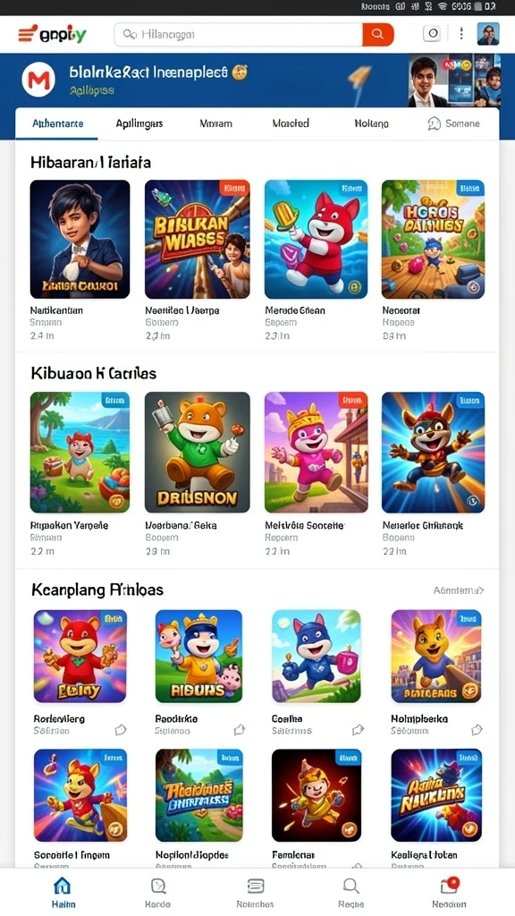 Gambaran dari berbagai karakter unik yang dapat dimainkan.